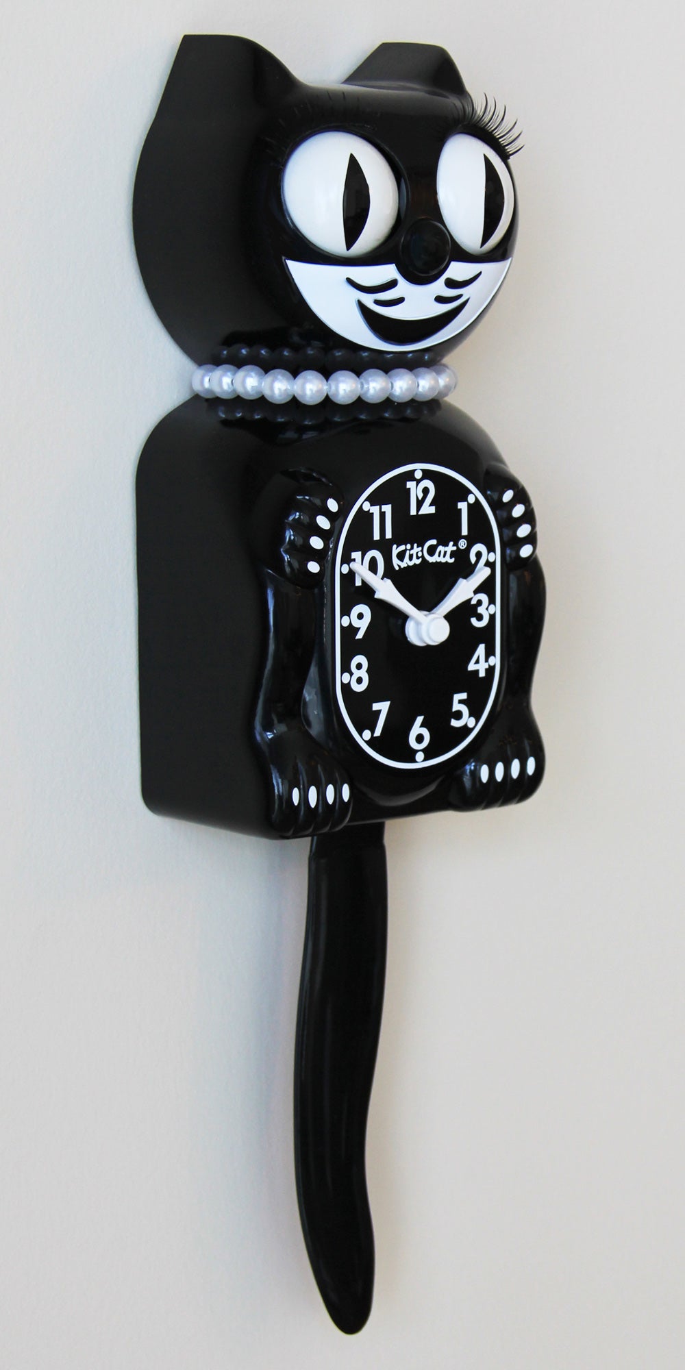 Classic Black Lady Kit-Cat® Klock