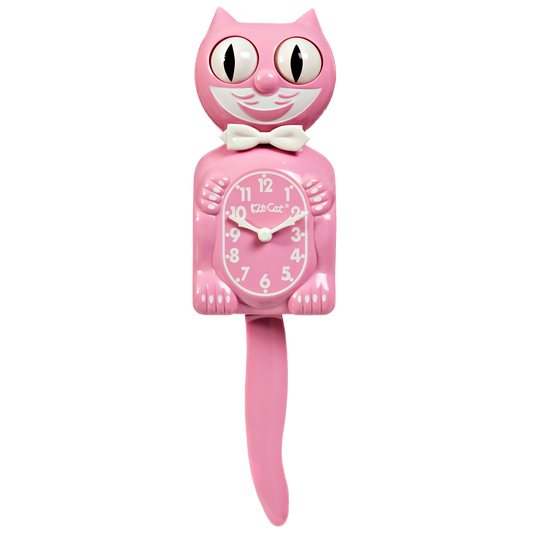 Pink Satin Kit-Cat® Klock