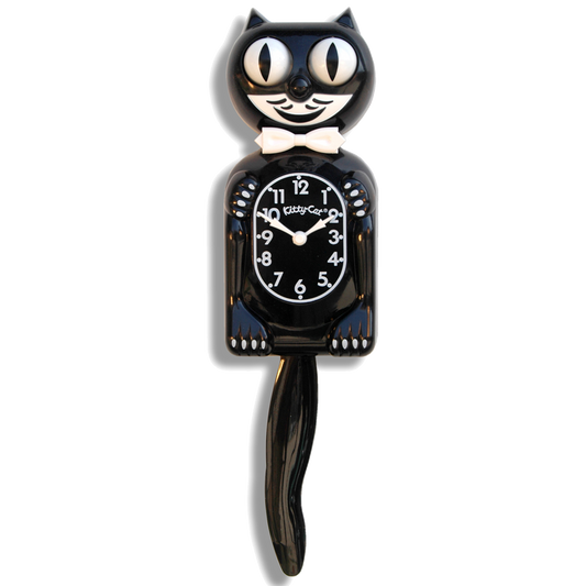 Classic Black Kitty-Cat® Klock