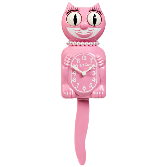 Pink Satin Lady Kit-Cat® Klock